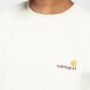 Carhartt WIP American Script Sweatshirt Hoodies Kleding natural maat: XS beschikbare maaten:L XL XXL XS - Thumbnail 4