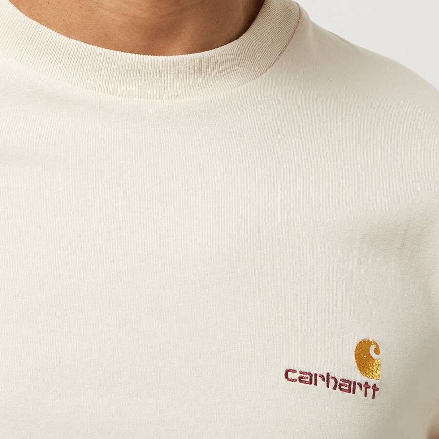 Carhartt WIP American Script T-shirt T-shirts Kleding natural maat: XXL beschikbare maaten:XXL