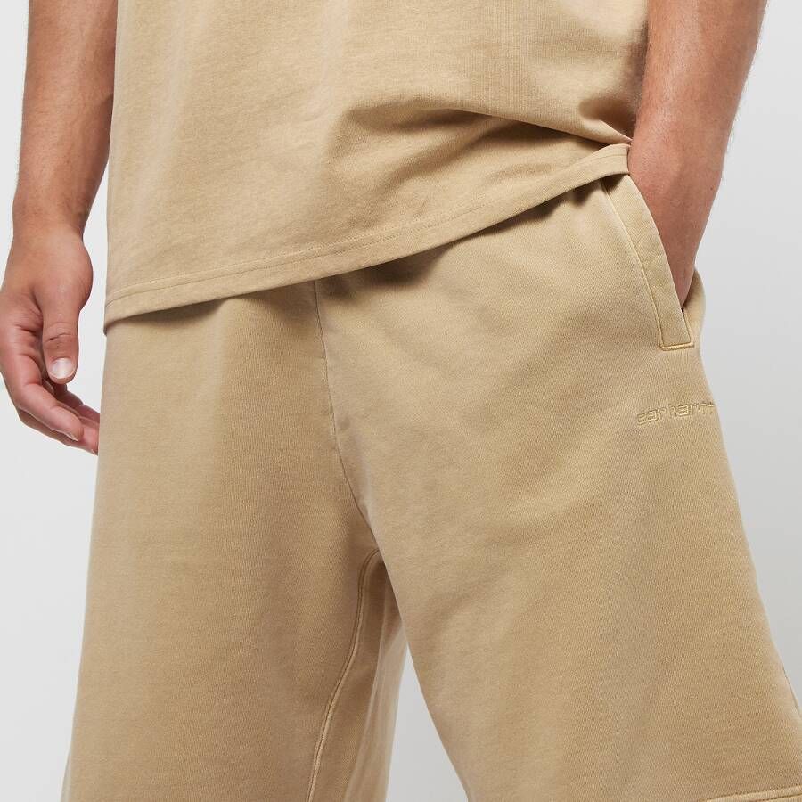 Carhartt WIP Duster Sweat Short Sportshorts Kleding dusty h brown maat: M beschikbare maaten:M