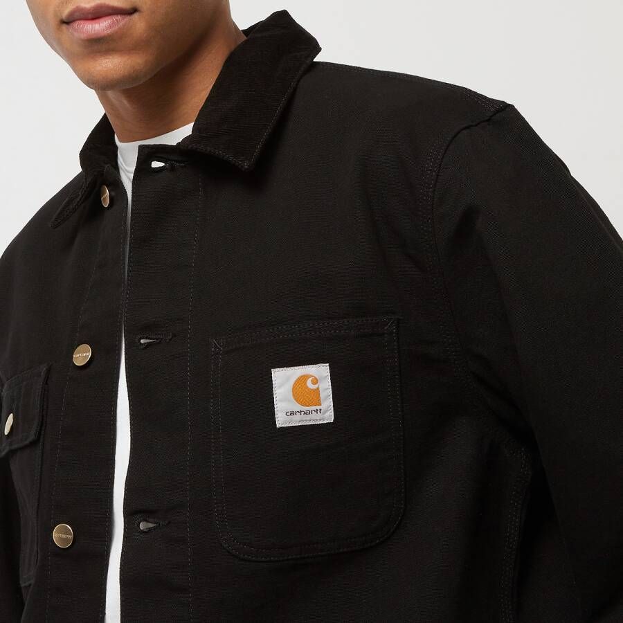 Carhartt WIP Michigan Coat Bomberjacks Kleding rinsed black black maat: L beschikbare maaten:L
