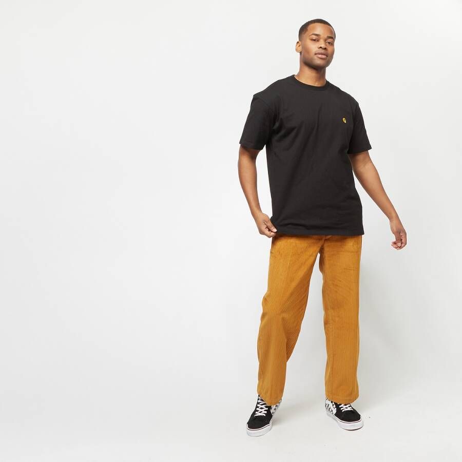Carhartt WIP Short Sleeve Chase T-shirt T-shirts Kleding black gold maat: S beschikbare maaten:S L XL