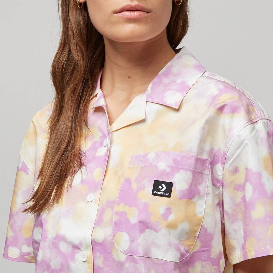 Converse Floral Resort Shirt Korte mouwen Kleding beyond pink multi maat: XS beschikbare maaten:XS S M L