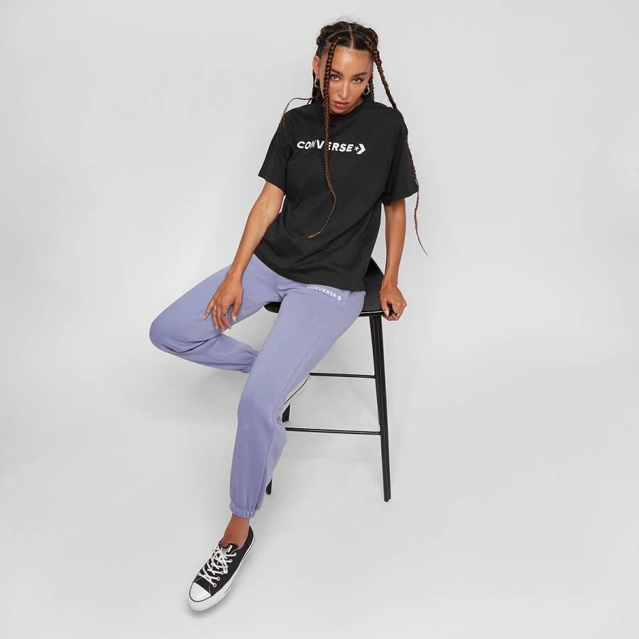 Converse Strip Wordmark Relaxed Tee T-shirts Kleding black maat: XS beschikbare maaten:XS