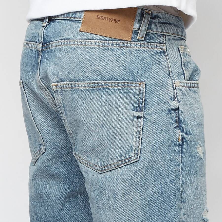 EightyFive 85 Back Zipped Jeans Spijkerbroeken Heren dark blue maat: 29 beschikbare maaten:29