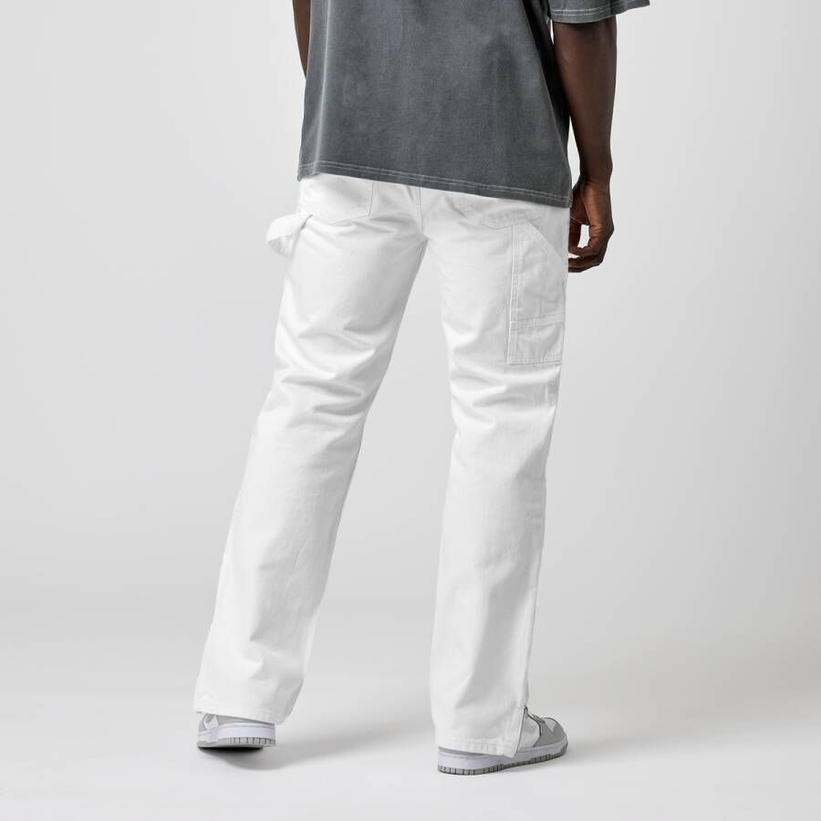 EightyFive 85 Zipped Carpenter Jeans Spijkerbroeken Kleding white maat: 29 beschikbare maaten:29