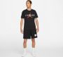 Jordan Air Wordmark T-shirt Zwart Wit Rood Black Heren - Thumbnail 6