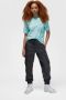 Jordan Geometrische Print Klassieke T-Shirt Blue Dames - Thumbnail 5