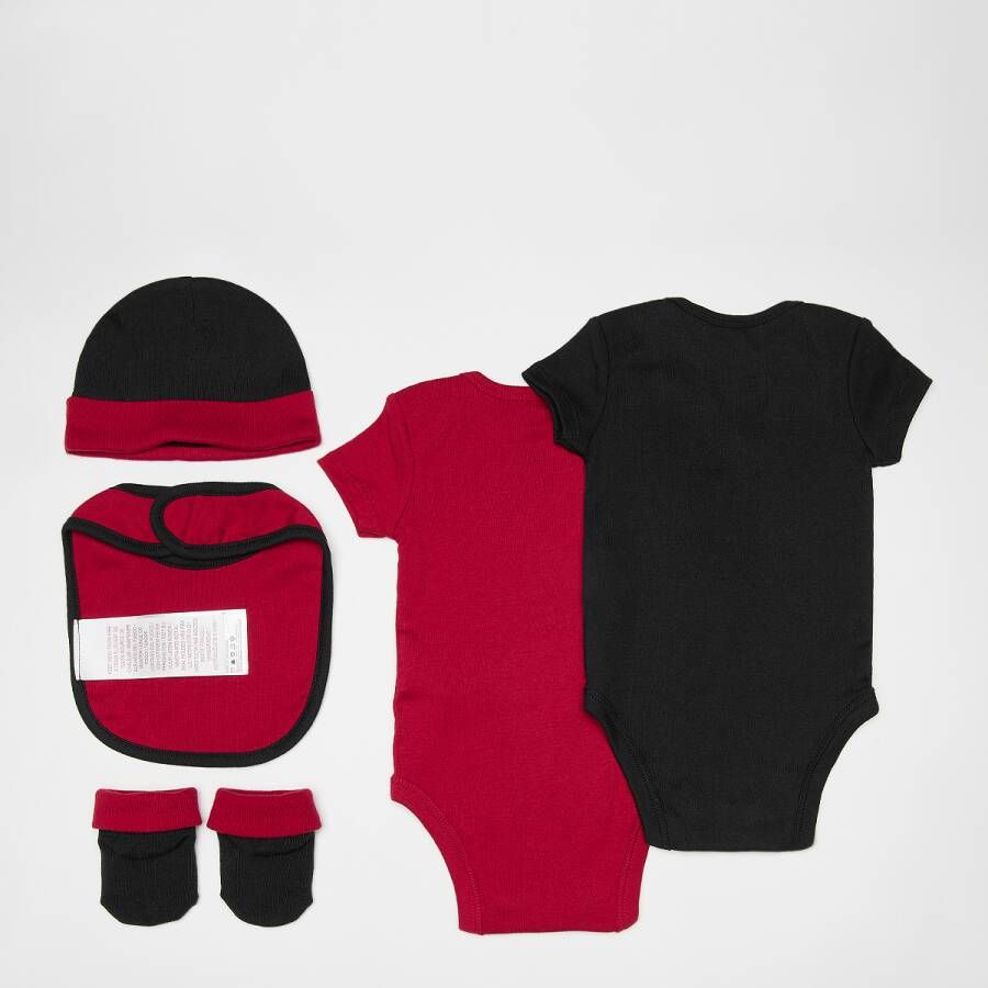 Jordan Core Set (5 Pack) Baby sets Kids gym red maat: 6m-12m beschikbare maaten:0m-6m-12m