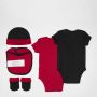 Jordan Core Set (5 Pack) Baby sets Kids gym red maat: 6m-12m beschikbare maaten:0m-6m-12m - Thumbnail 1