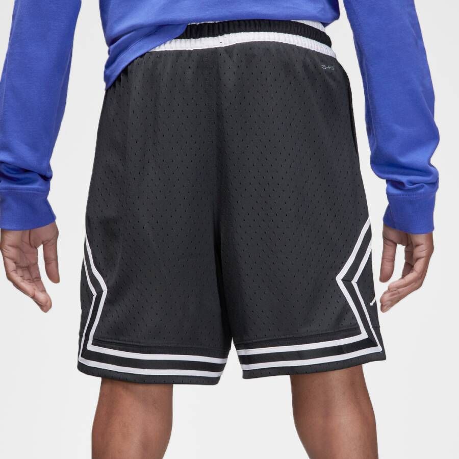 Jordan Dri-fit Sport Diamond Shorts Sportshorts Kleding black white white white maat: S beschikbare maaten:S
