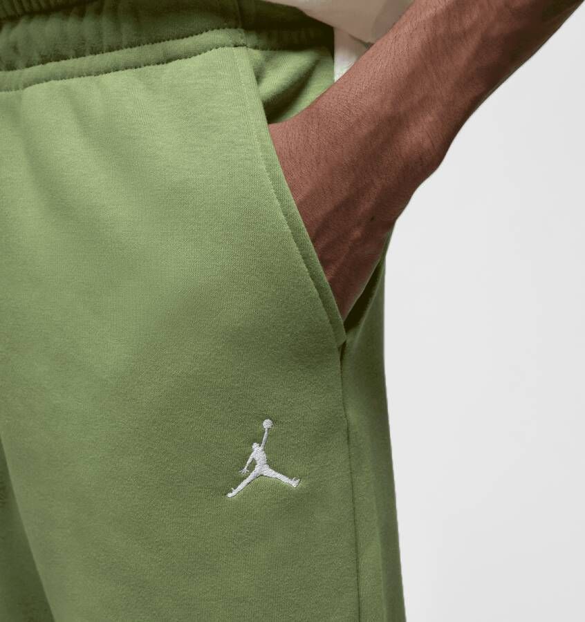 Jordan Essential Fleece Pants Trainingsbroeken Kleding sky j lt olive white maat: S beschikbare maaten:S
