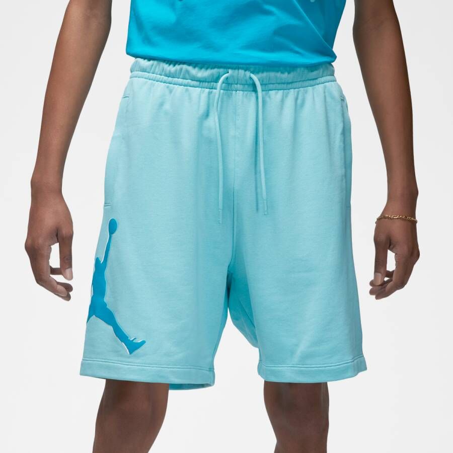 Jordan Essentials Fleece Shorts Sportshorts Kleding bleached aqua maat: S beschikbare maaten:S L