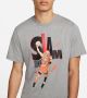Jordan Crew Neck T-shirt Regular fit Print Gray Heren - Thumbnail 3