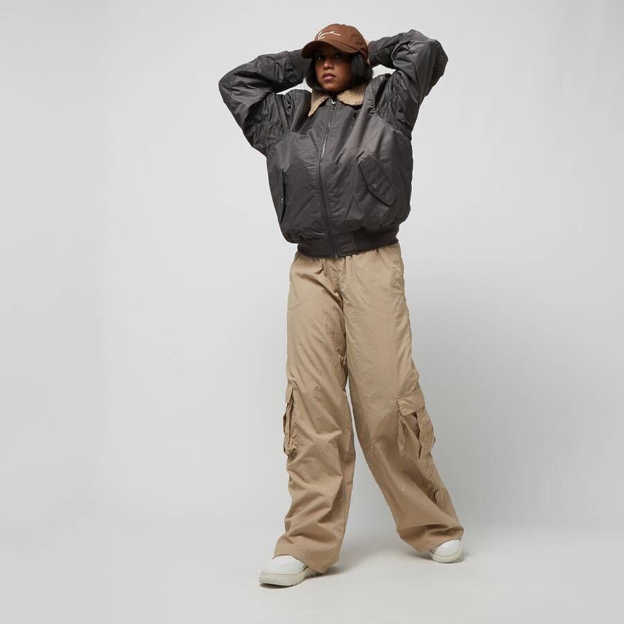 Karl Kani Chest Retro Bomber Jacket Bomberjacks Kleding anthracite maat: XS beschikbare maaten:XS