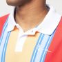 Karl Kani Chest Signature Stripe Polo Tee Polo's Kleding red yellow blue maat: M beschikbare maaten:XS S M - Thumbnail 3
