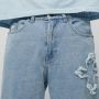 Karl Kani Og Distressed Cross Baggy Five Pocket Denim Spijkerbroeken Kleding light blue maat: 32 beschikbare maaten:32 36 - Thumbnail 3