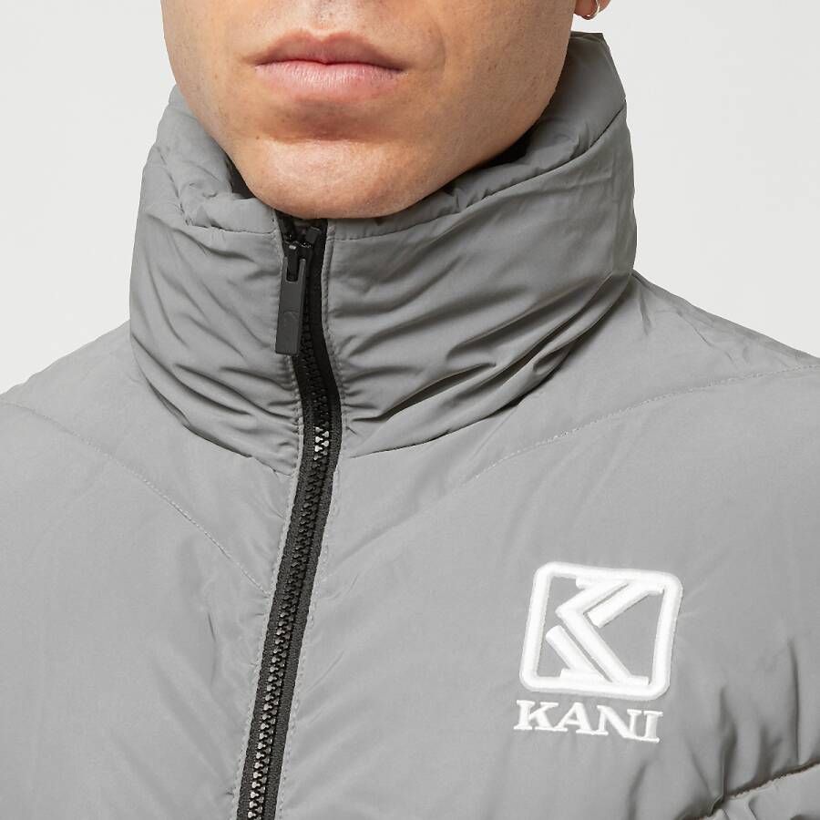 Karl Kani Og Puffer Jacket Bomberjacks Kleding silver reflective maat: S beschikbare maaten:S