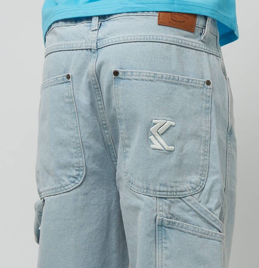 Karl Kani Retro Baggy Workwear Denim Spijkerbroeken Kleding bleached blue maat: 32 beschikbare maaten:28 32 34 36 38