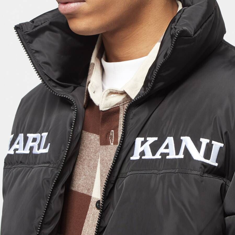 Karl Kani Retro Essential Puffer Jacket Pufferjassen Kleding black maat: XL beschikbare maaten:XL