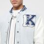 Karl Kani Retro Patch Block Denim College Jacket Jassen Kleding bleached blue whit maat: XL beschikbare maaten:XL - Thumbnail 3