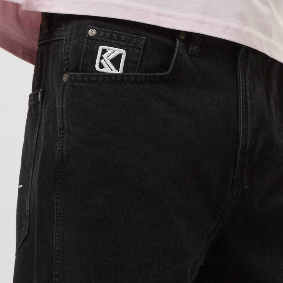 Karl Kani Small Signature Baggy Five Pocket Denim Spijkerbroeken Kleding vintage black maat: 32 beschikbare maaten:28 30 32 34 36 38