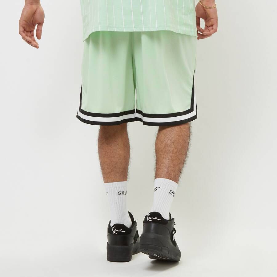 Karl Kani Small Signature Essential Mesh Shorts Sportshorts Kleding light green maat: L beschikbare maaten:S M L XL