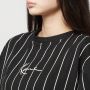Karl Kani Small Signature Essential Pinstripe Os Tee T-shirts Kleding black white maat: XS beschikbare maaten:XS S M L - Thumbnail 3