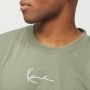 Karl Kani Small Signature Essential Tee T-Shirts & Polo's in groen formaten: L - Thumbnail 2