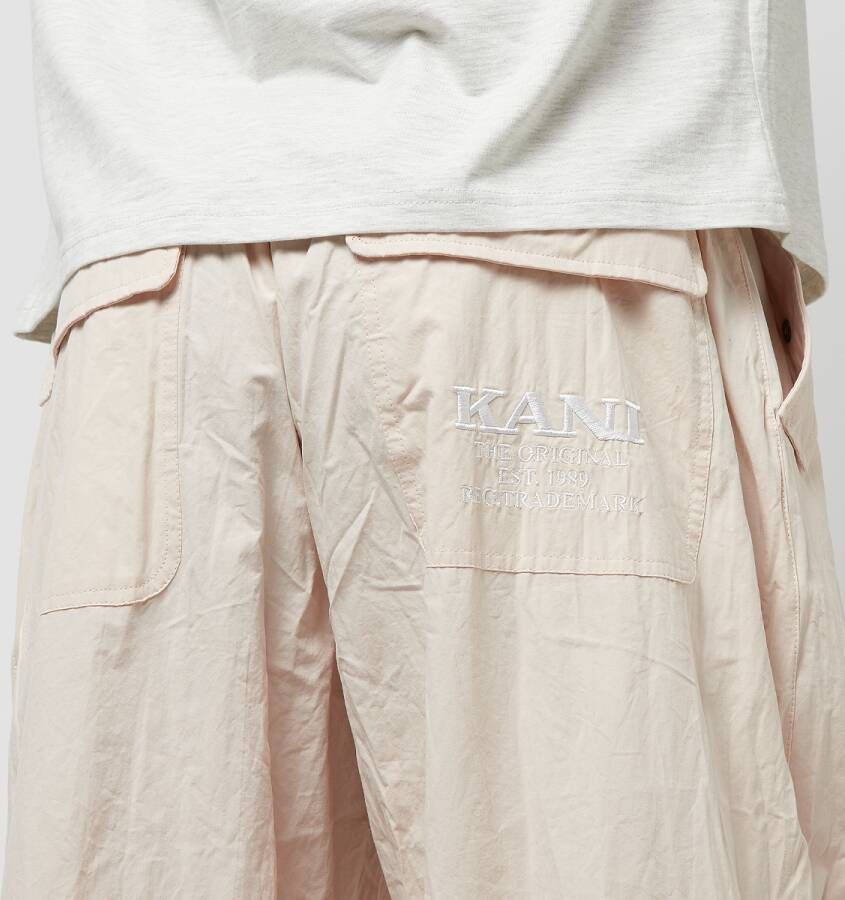 Karl Kani Small Signature Parachute Pants Trainingsbroeken Kleding off white maat: S beschikbare maaten:S M L XL