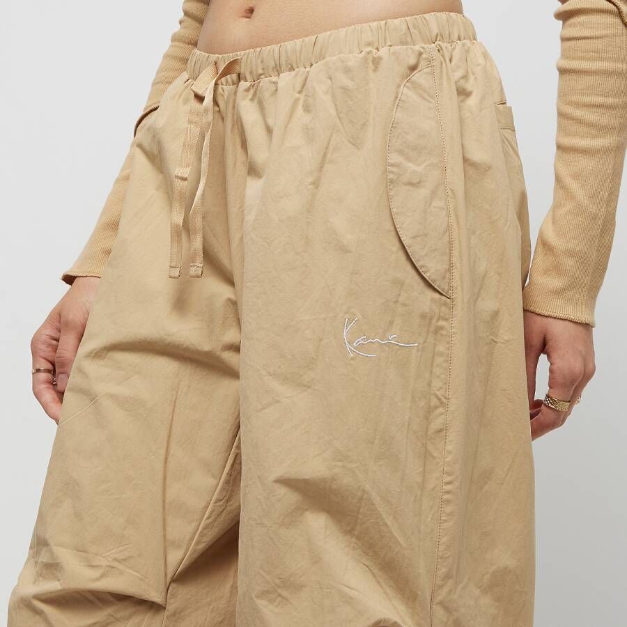 Karl Kani Small Signature Parachute Pants Baggy Kleding sand maat: S beschikbare maaten:S M L XS