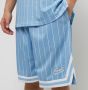 Karl Kani Varsity Pinstripe Mesh Shorts Sportshorts Kleding light blue white maat: L beschikbare maaten:L - Thumbnail 3