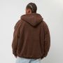 Karl Kani Varsity Teddy Full Zip Hoodie Hooded vesten Kleding brown maat: XXL beschikbare maaten:S M L XL XXL - Thumbnail 4
