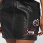 Karl Kani X Stranger Things Patched Synthetic Leather Skirt Rokken Kleding black maat: XS beschikbare maaten:XS S M L - Thumbnail 3