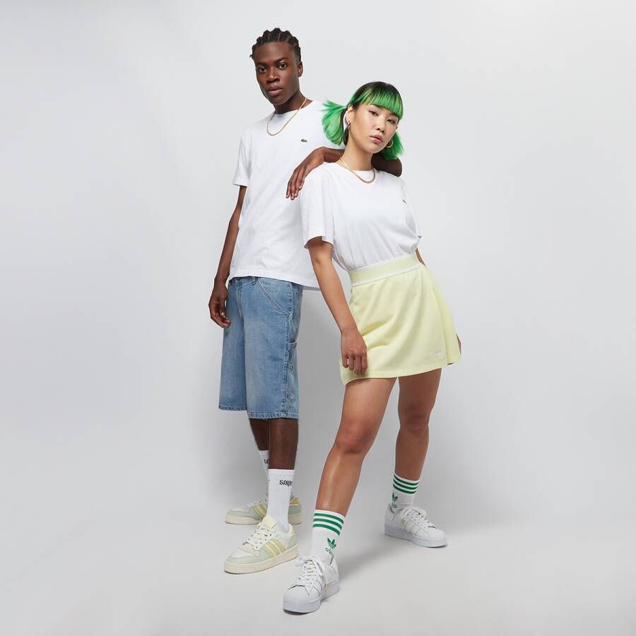 Lacoste Short Sleeved Crew Neck T-shirts Kleding white maat: M beschikbare maaten:S M L XL XXL