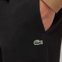 Lacoste Geborsteld Fleece Trainingsbroek Black Heren - Thumbnail 4
