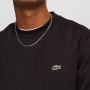 Lacoste Zwarte Heren Sweatshirt met Geribbelde Zoom en Manchetten Black Heren - Thumbnail 8