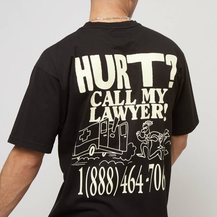 MARKET Call My Lawer T-shirt T-shirts Kleding washed black maat: S beschikbare maaten:S