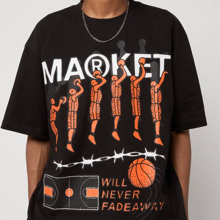 MARKET Jump Shot Tee T-shirts Kleding black maat: S beschikbare maaten:S
