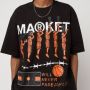 MARKET Jump Shot Tee T-shirts Kleding black maat: S beschikbare maaten:S - Thumbnail 3
