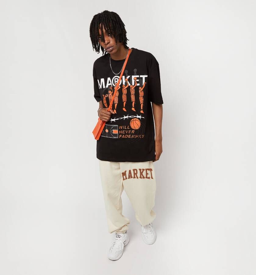 MARKET Jump Shot Tee T-shirts Kleding black maat: S beschikbare maaten:S