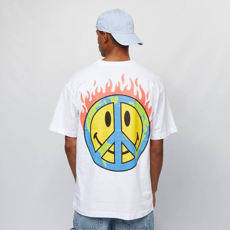 MARKET Smiley Earth On Fire T-Shirt