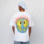 Market Aarde Op Vuur Smiley Tee White Heren - Thumbnail 2