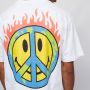 Market Aarde Op Vuur Smiley Tee White Heren - Thumbnail 4