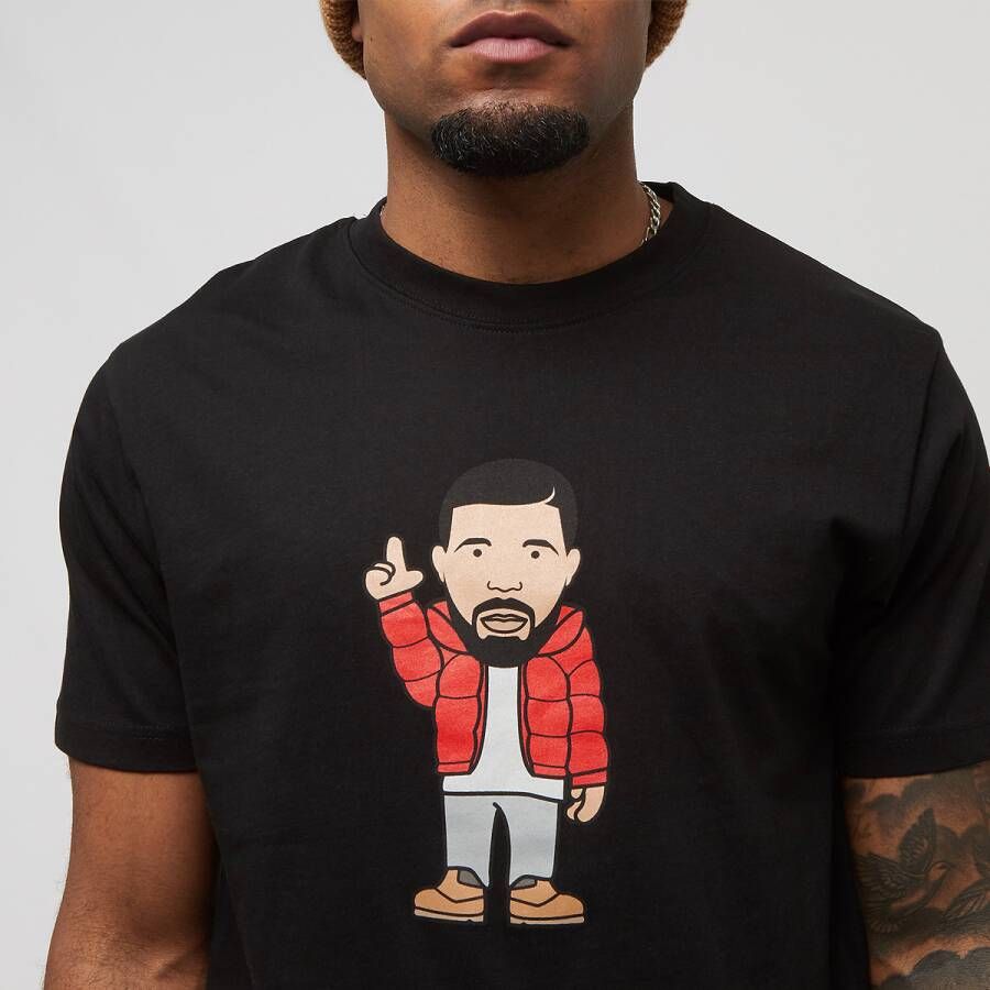 mister tee Kanada Sketch Tee T-shirts Kleding Black maat: L beschikbare maaten:XS S M L XL XXL