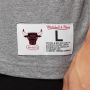 Mitchell & Ness City Collection Shortsleeve Tee Bulls T-shirts Kleding grey heather maat: XL beschikbare maaten:S M L XL - Thumbnail 2