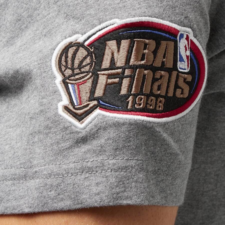 Mitchell & Ness Nba Chicago Bulls City Collection T-shirts Kleding grey heather maat: M beschikbare maaten:S M