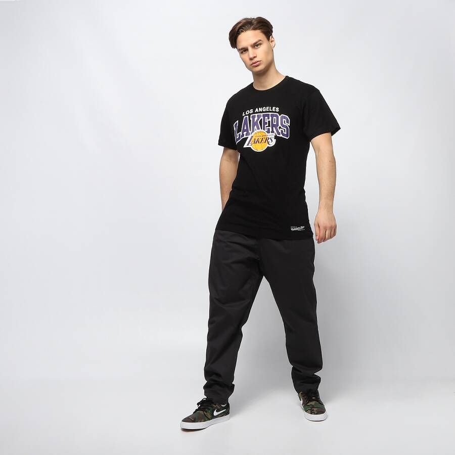 Mitchell & Ness Nba Lo Angeles Lakers Table Top T-shirts Kleding black maat: S beschikbare maaten:S M L XL
