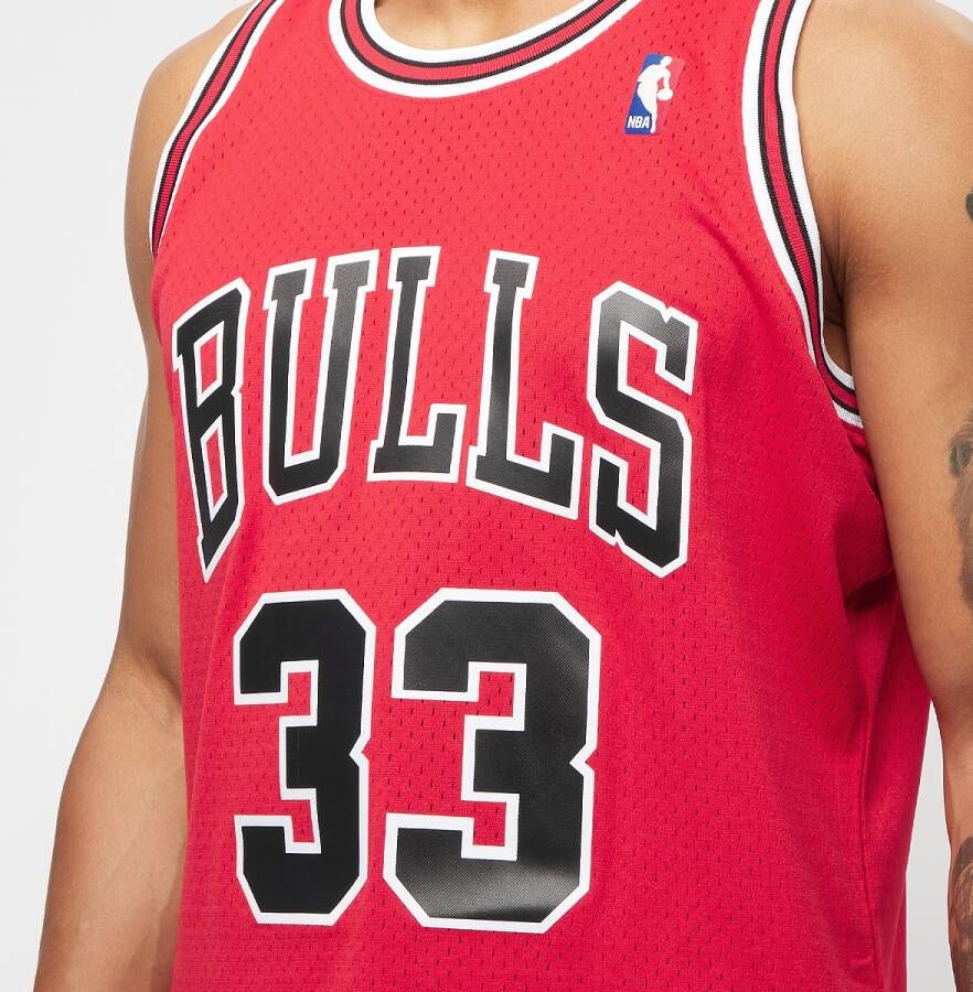 Mitchell & Ness Nba Swingman Chicago Bulls Scottie Pippen Jersey's Kleding scarlet maat: S beschikbare maaten:S