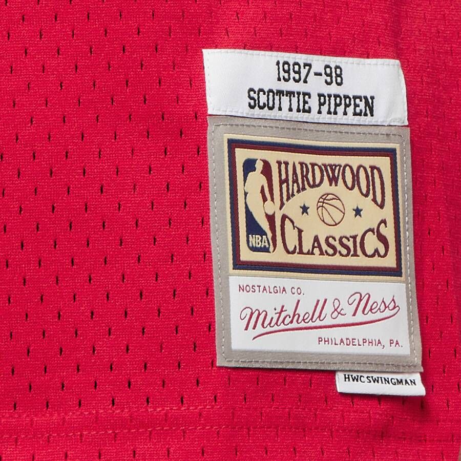 Mitchell & Ness Nba Swingman Chicago Bulls Scottie Pippen Jersey's Kleding scarlet maat: S beschikbare maaten:S
