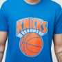 Mitchell & Ness Nba Team Logo Tee New York Knicks T-shirts Kleding royal maat: L beschikbare maaten:S M L - Thumbnail 2